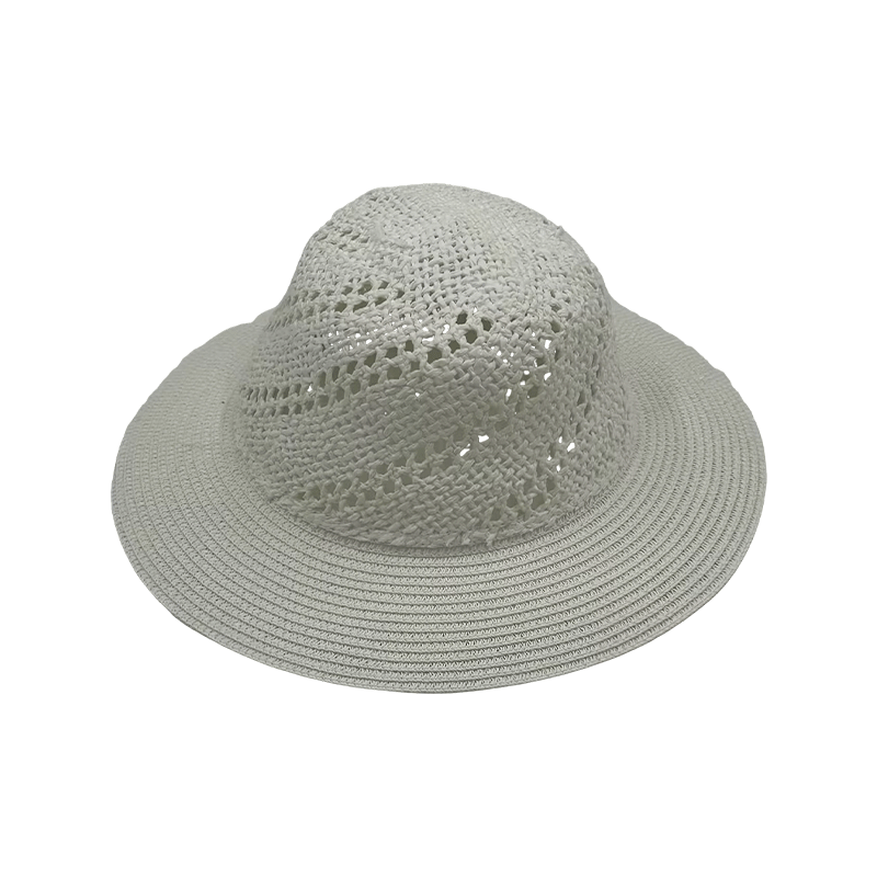 Papyrus Crochet Braid Breathable Resort Hat