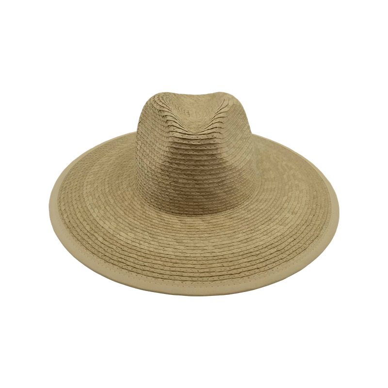 Custom Wide Brim Straw Sun Hat Panama Hat Palm reathable
