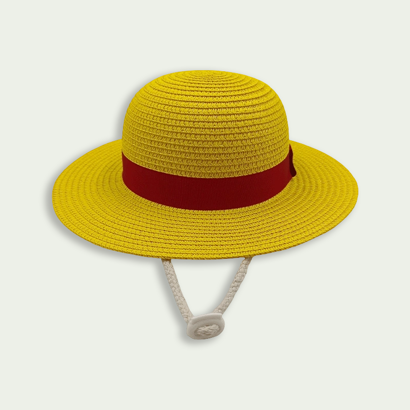 Light Paper Braid Round Top Hat Adults Kids