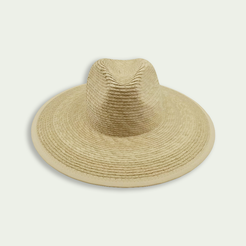 Custom Wide Brim Straw Sun Hat Panama Hat Palm reathable
