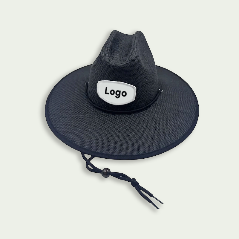 Wide Brim Paper Straw Lifeguard Hat