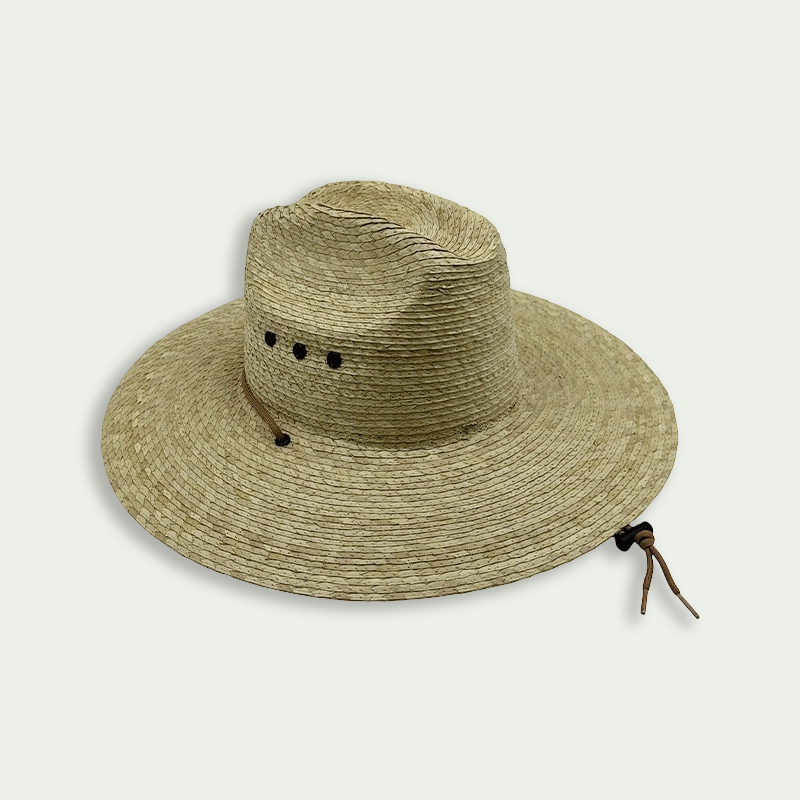 Hand Braided Palm Leaf Lifeguard Hat